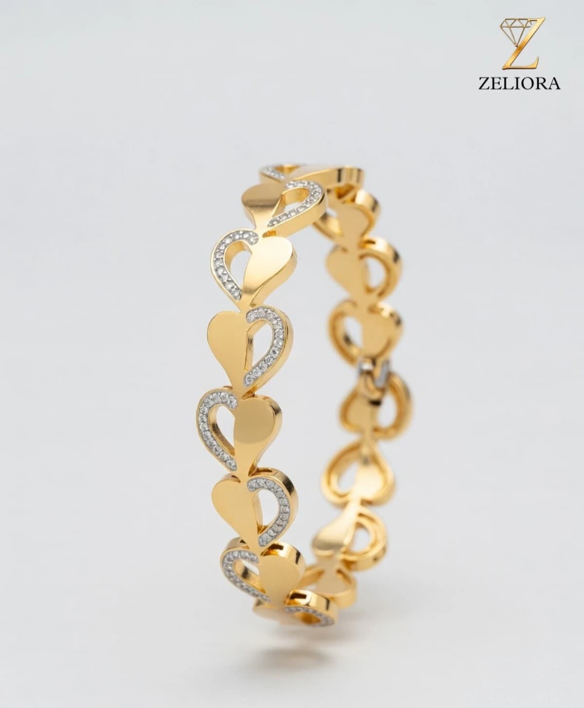 Lustre Heart Kada - Image 1