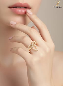 Beads Bow Ring thumbnail 2