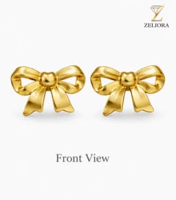 Ribbion Bow Earrings thumbnail 1