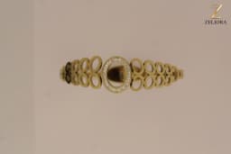 Bubble Style Gold Kada thumbnail 3