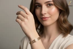 Petal Line Charm Kada thumbnail 1