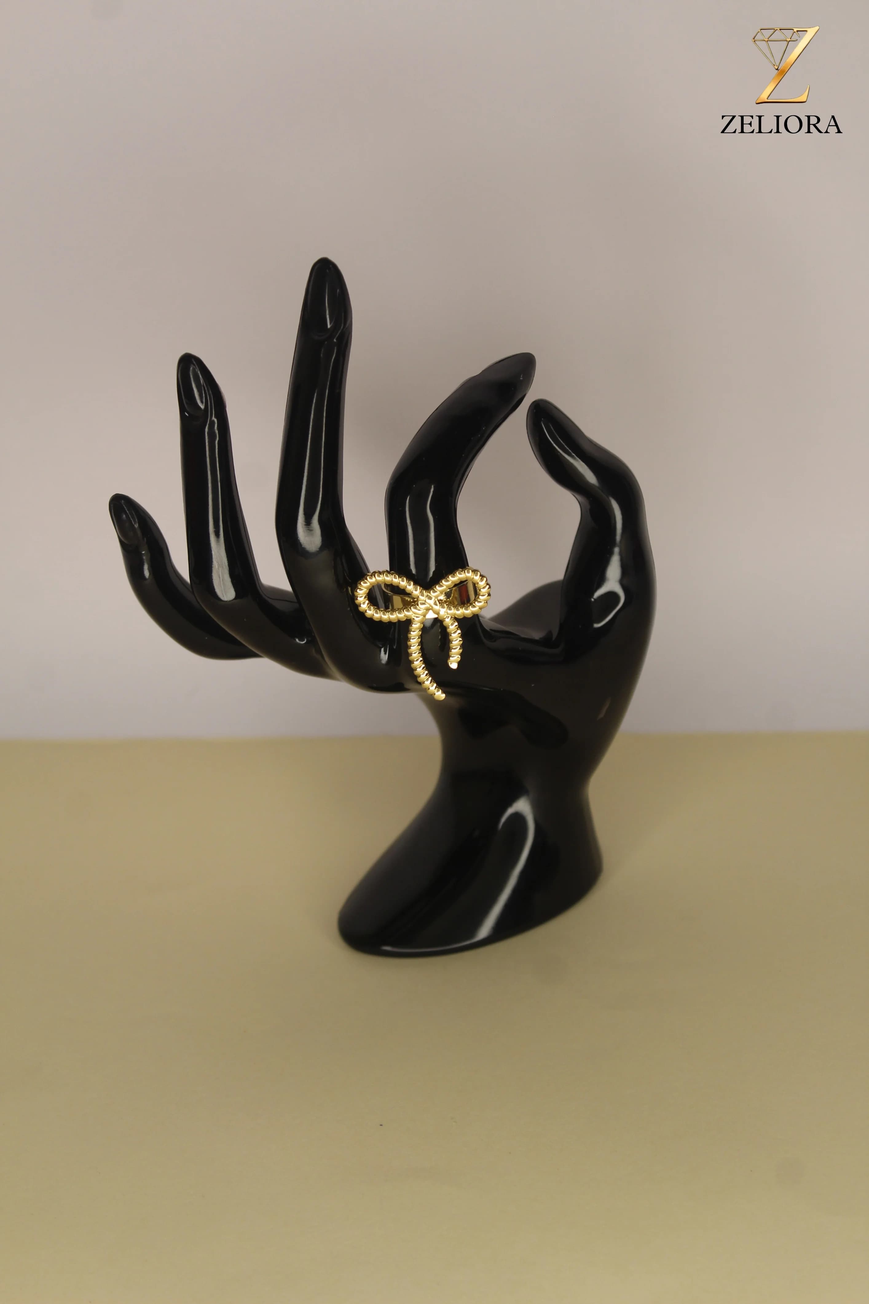 Beads Bow Ring - Image 1