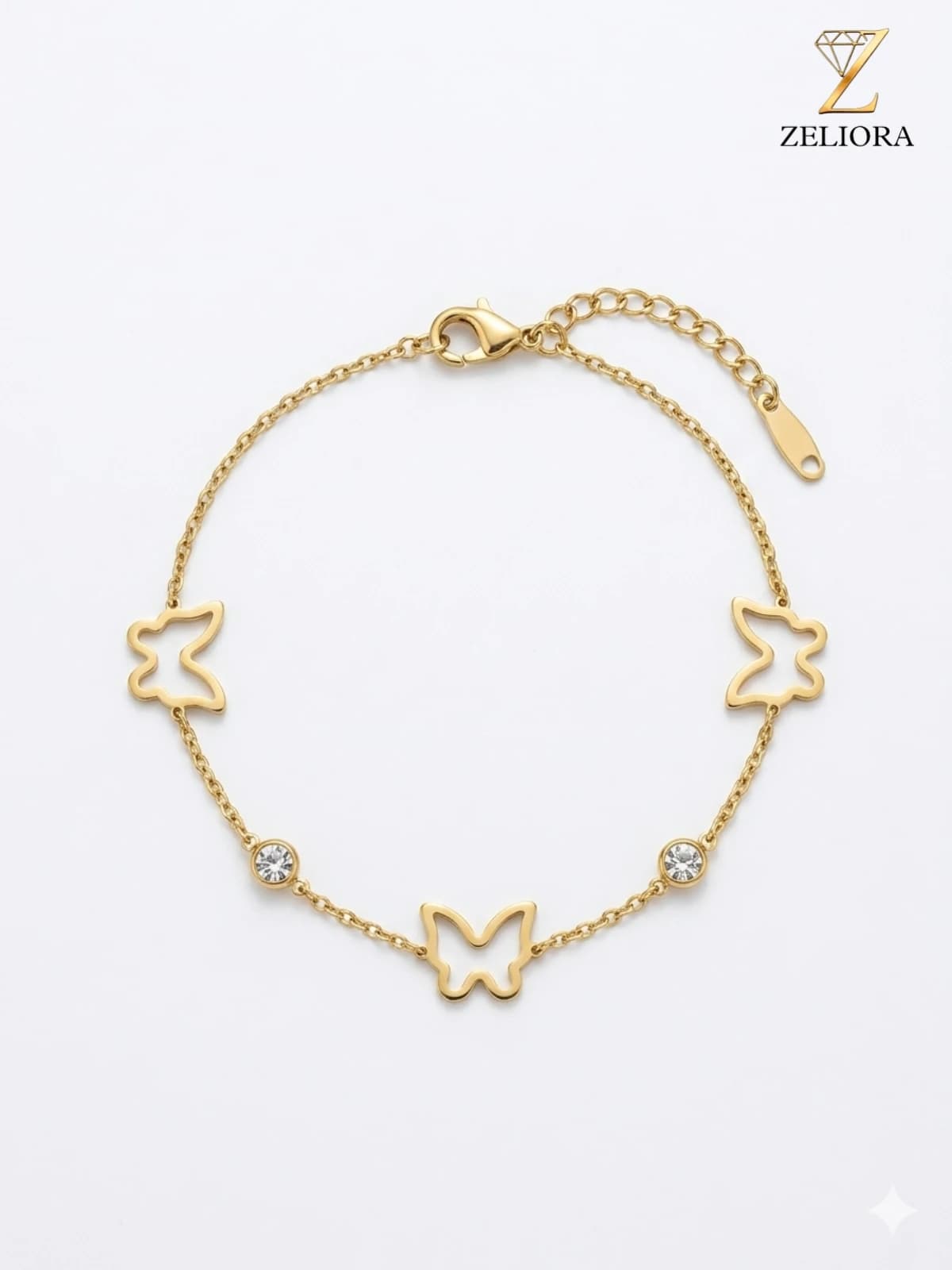 Butterfly Glow Chain Bracelet - Image 1