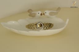 Bubble Style Gold Kada thumbnail 2
