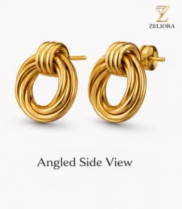 Dual Orbit Earrings thumbnail 2