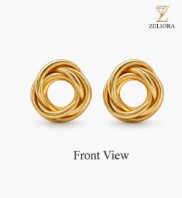 Aurelia Knot Earrings thumbnail 1