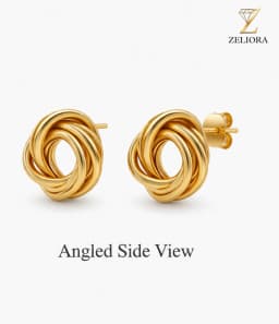 Aurelia Knot Earrings thumbnail 2