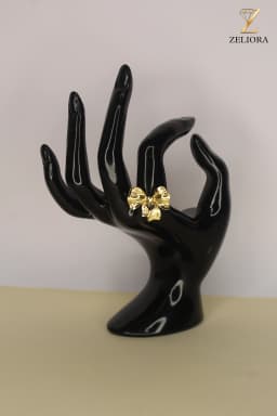 Bow Heart Ring thumbnail 1