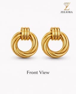 Dual Orbit Earrings thumbnail 1